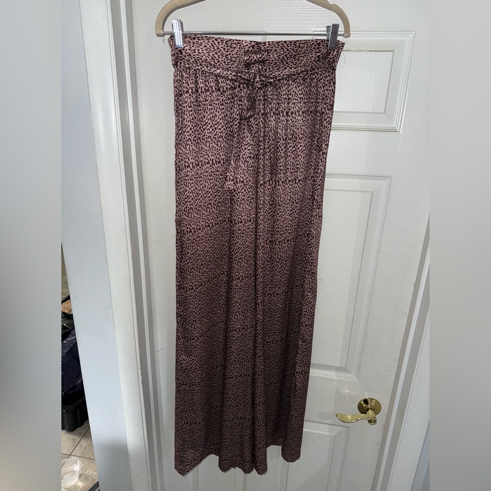 Nasty Gal Nude Leopard Patterned Pants
